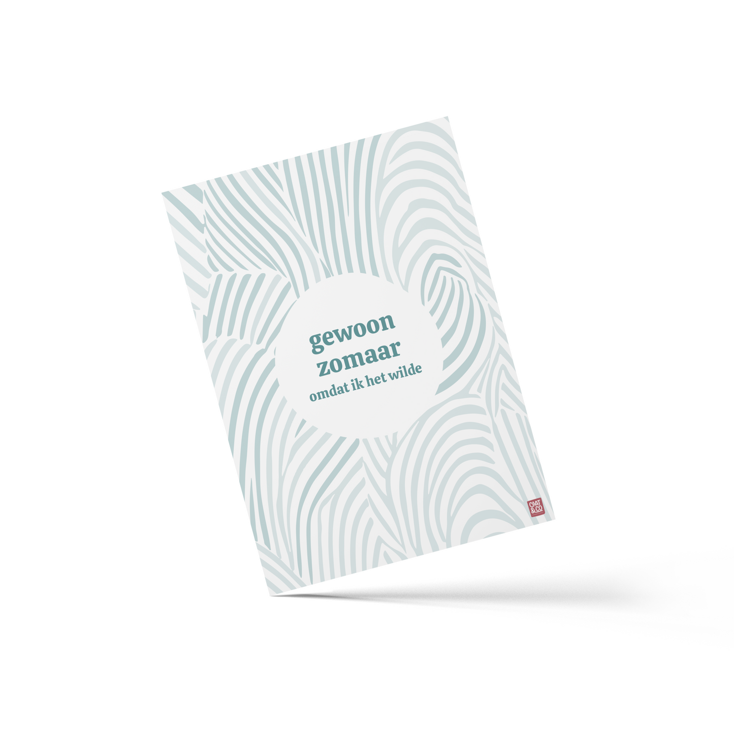 Kaart set A6 | Dierenprint