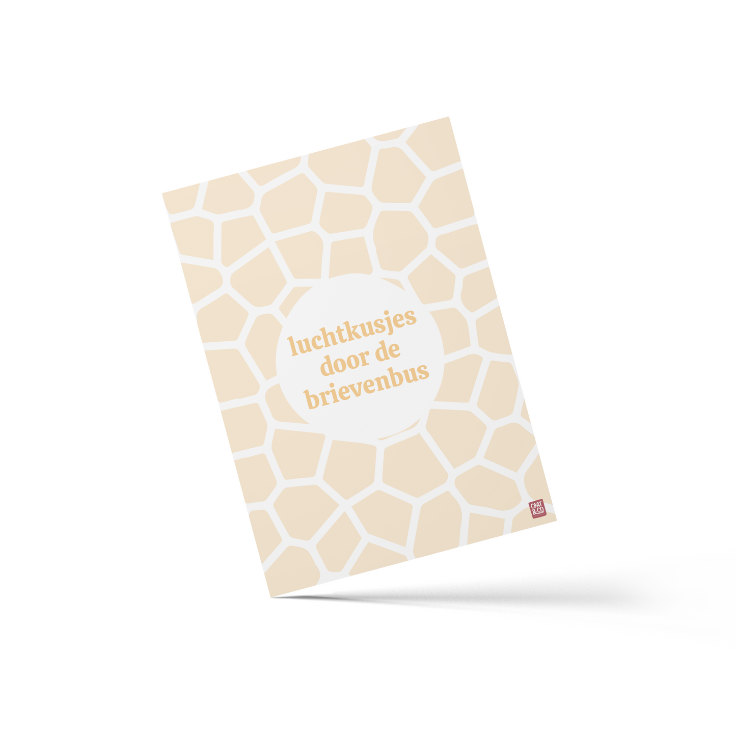 Kaart set A6 | Dierenprint
