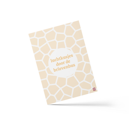 Kaart set A6 | Dierenprint