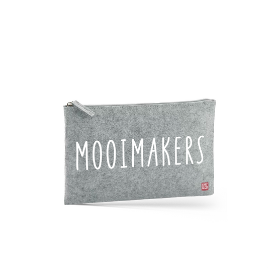 vilt etui met opdruk, mooimakers
