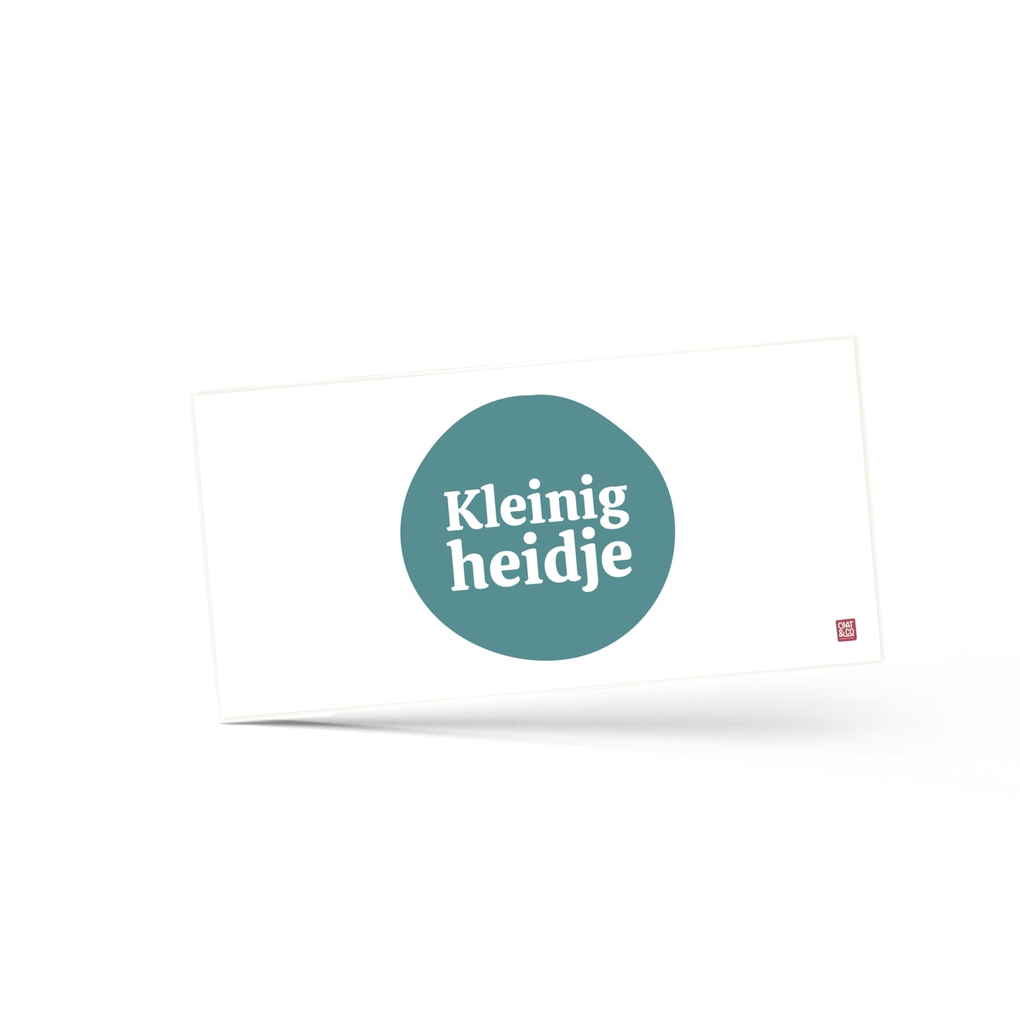envelop met opdruk, kleinigheidje