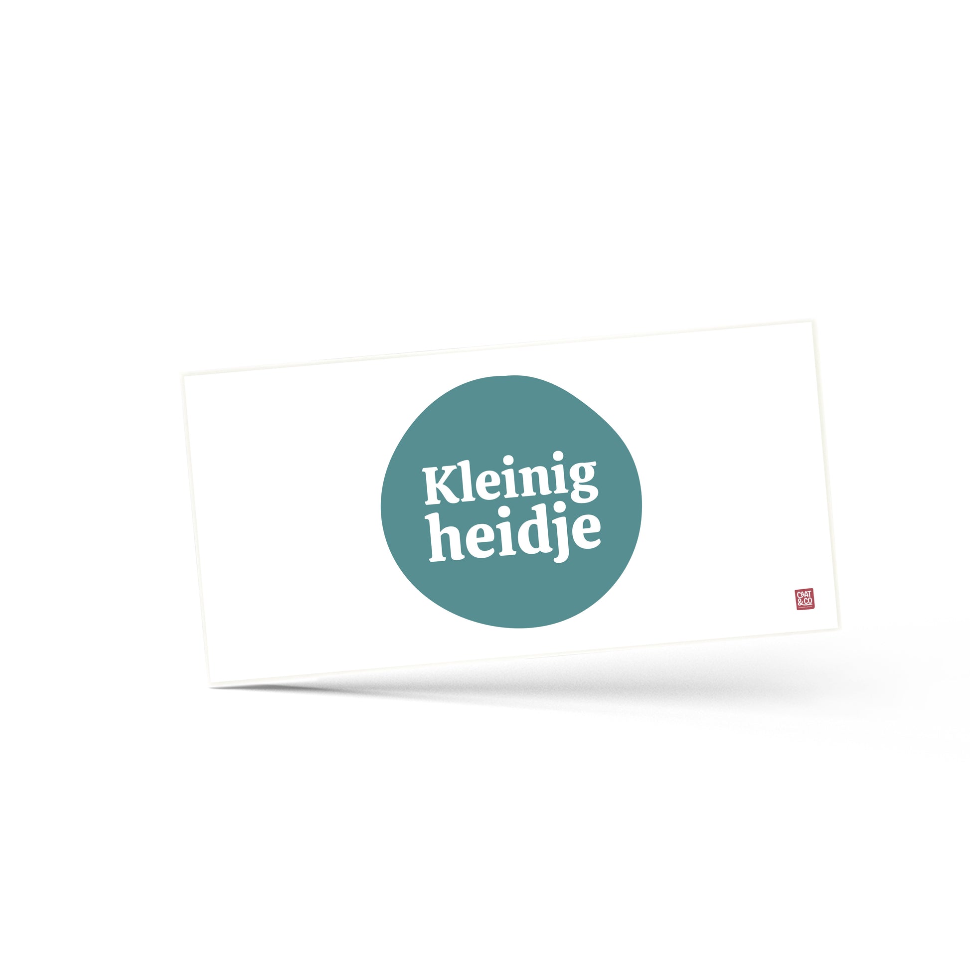 envelop met opdruk, kleinigheidje