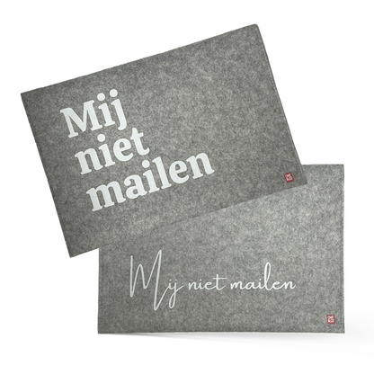 Laptop sleeve 15" | Mij niet mailen