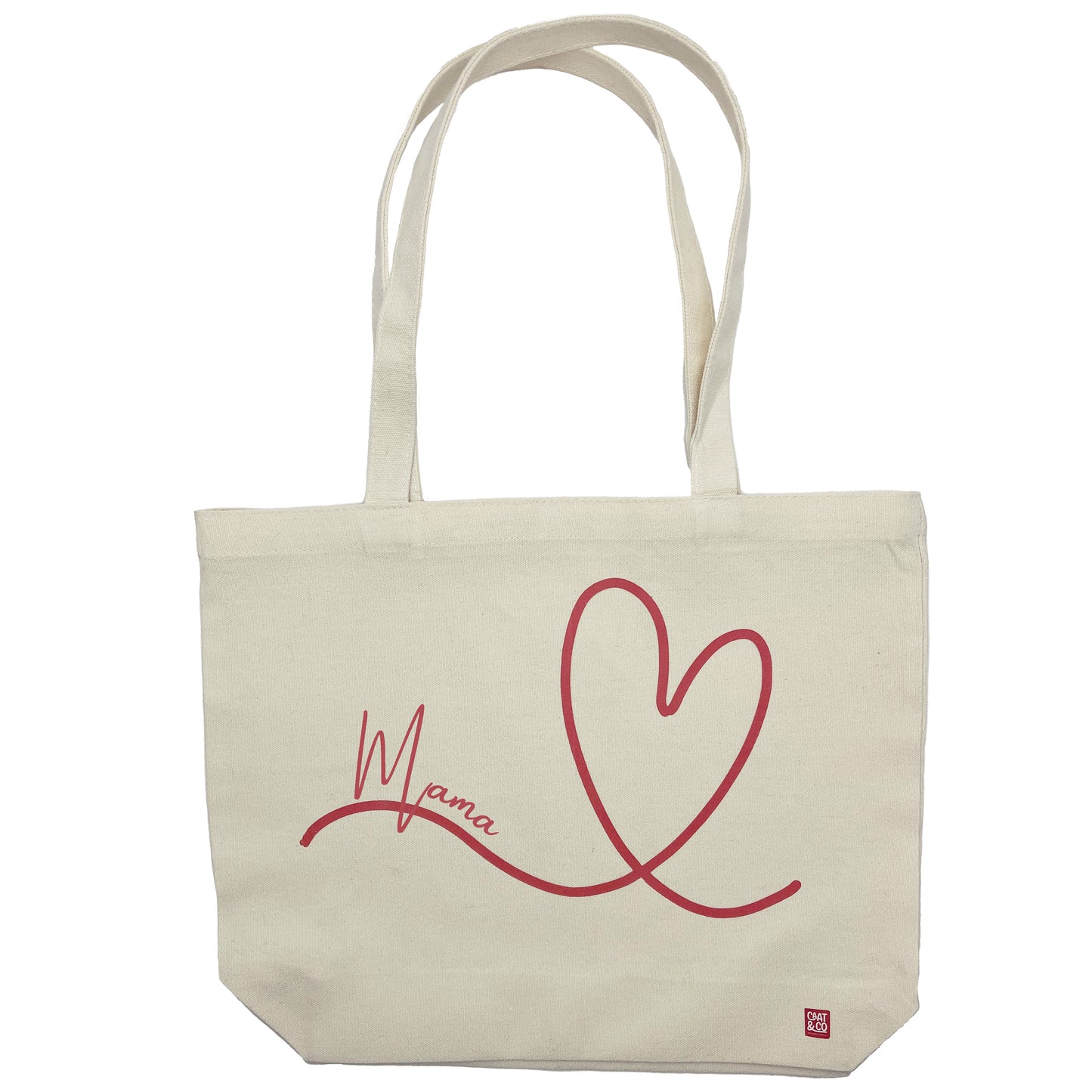 Canvas minishopper | Hart mama / Hart oma