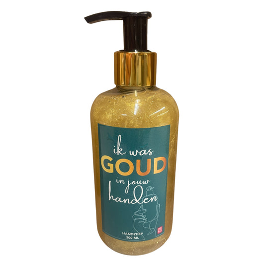 Glitter handzeep | Goud in jouw handen